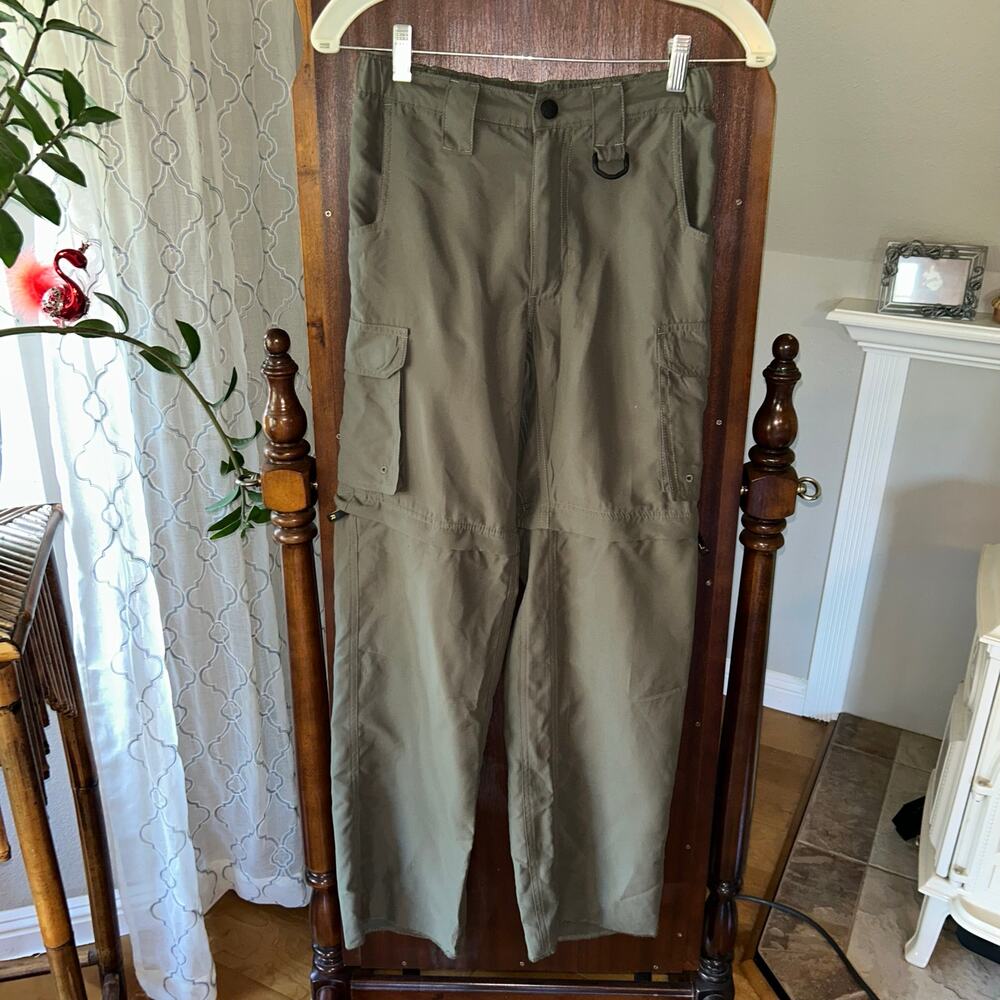 Boy Scouts of America BSA Switchback Uniform Convertible Cargo Pant youth Sz M